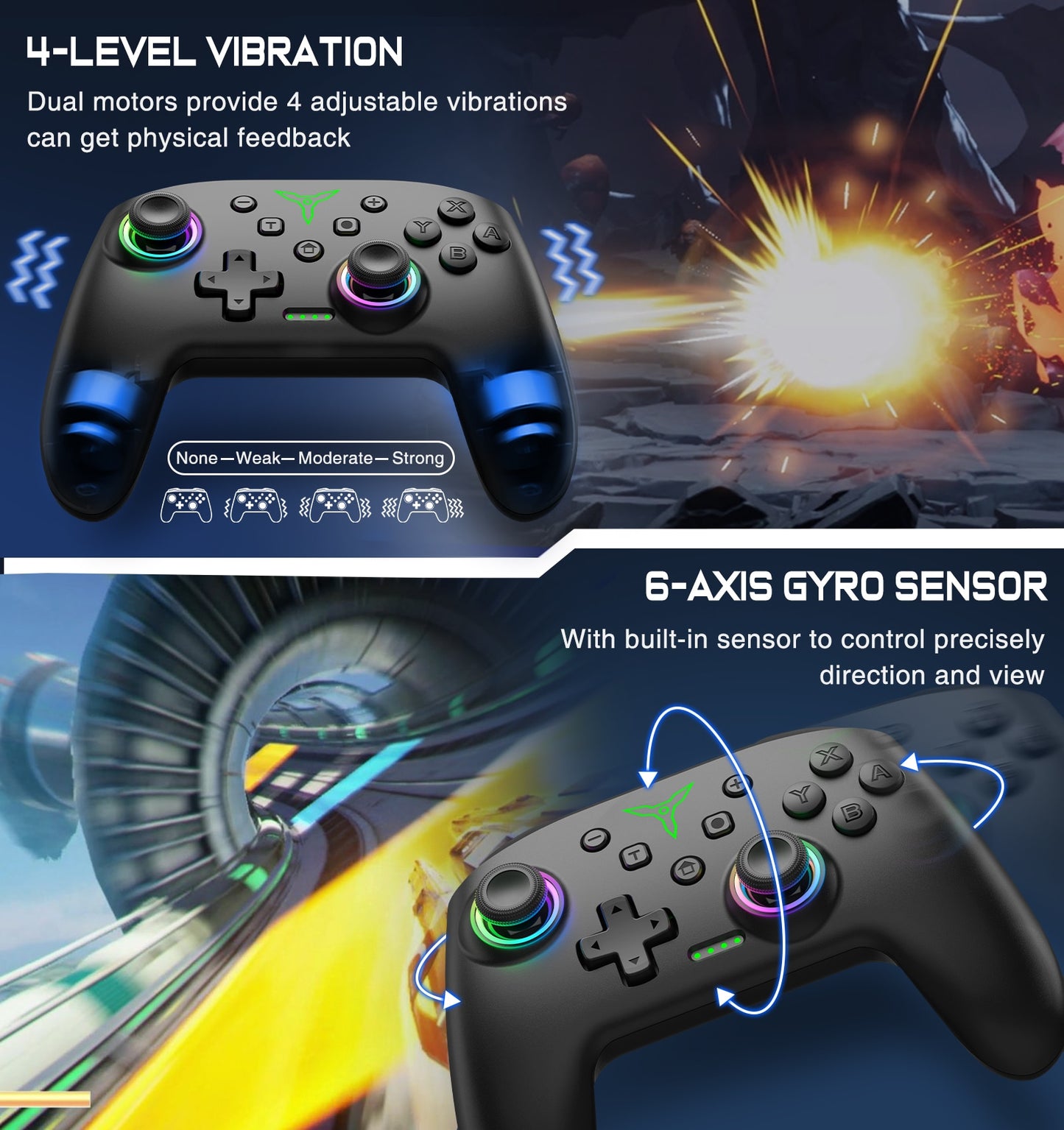 Wireless Controller For Nintendo Switch/Switch OLED/Switch Lite
