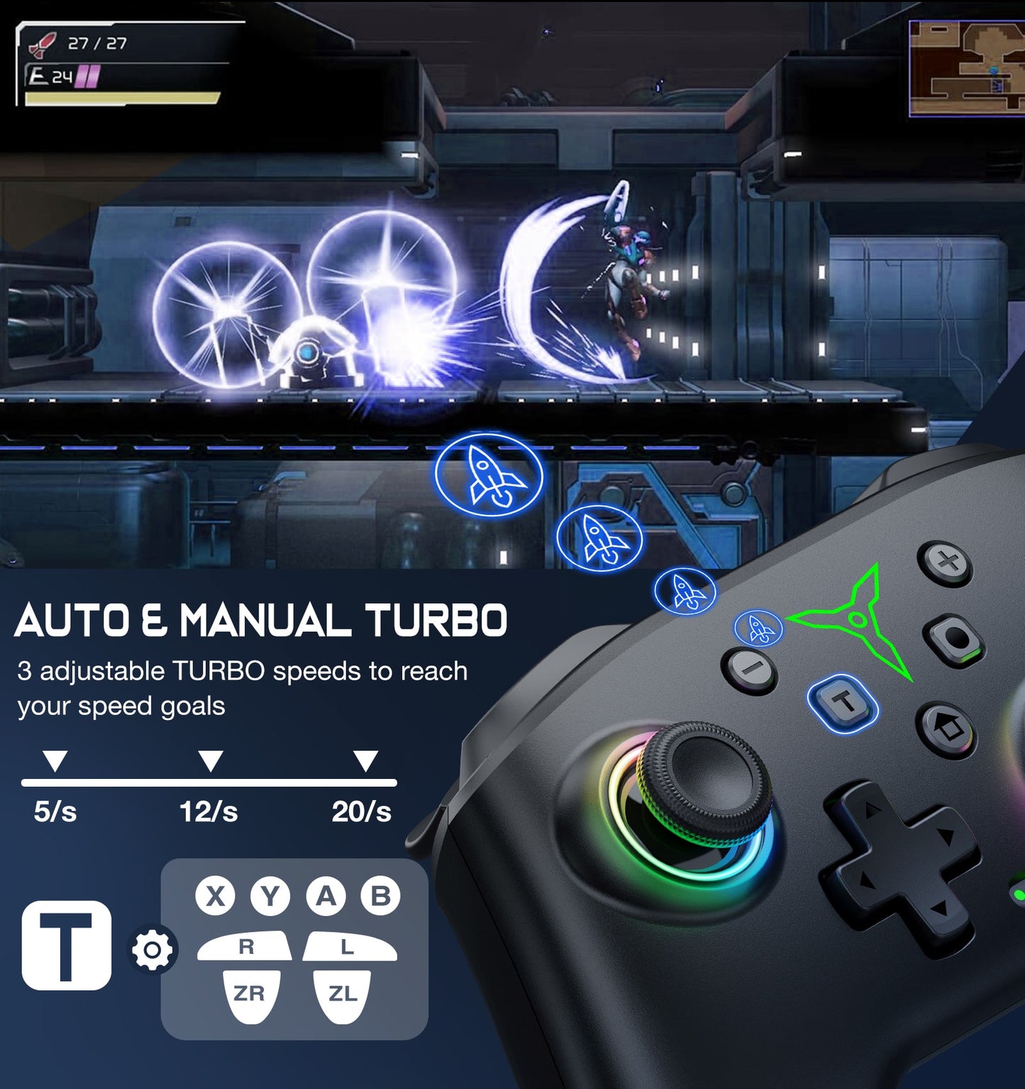 Wireless Controller For Nintendo Switch/Switch OLED/Switch Lite